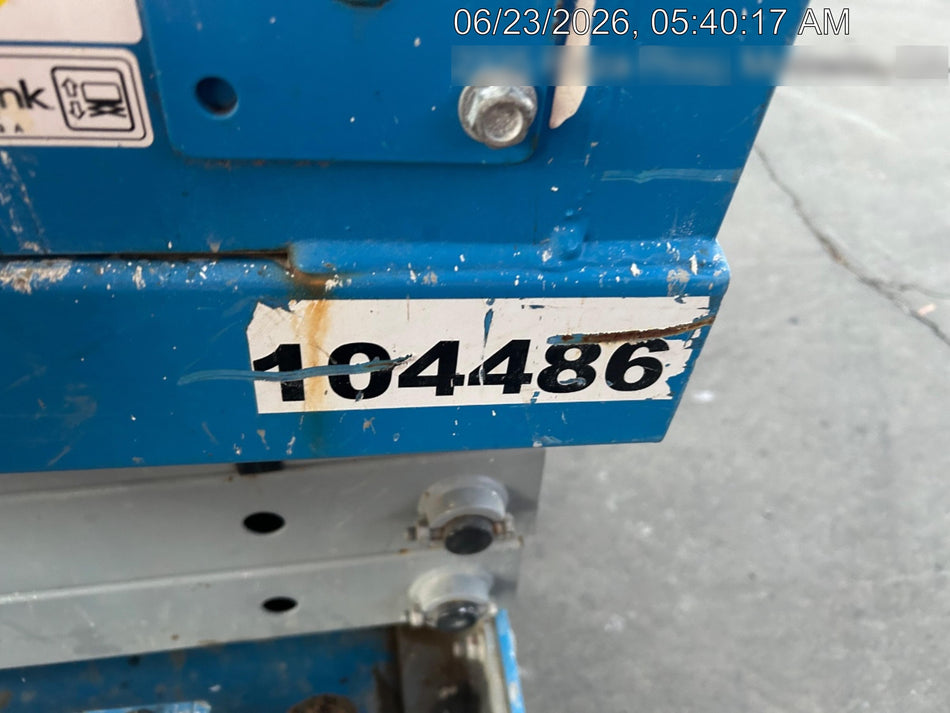 2020 Genie GS-1930 Solid Non Marking Tires, Beacon, Folding rails with half height swing gate, 800W Inverter