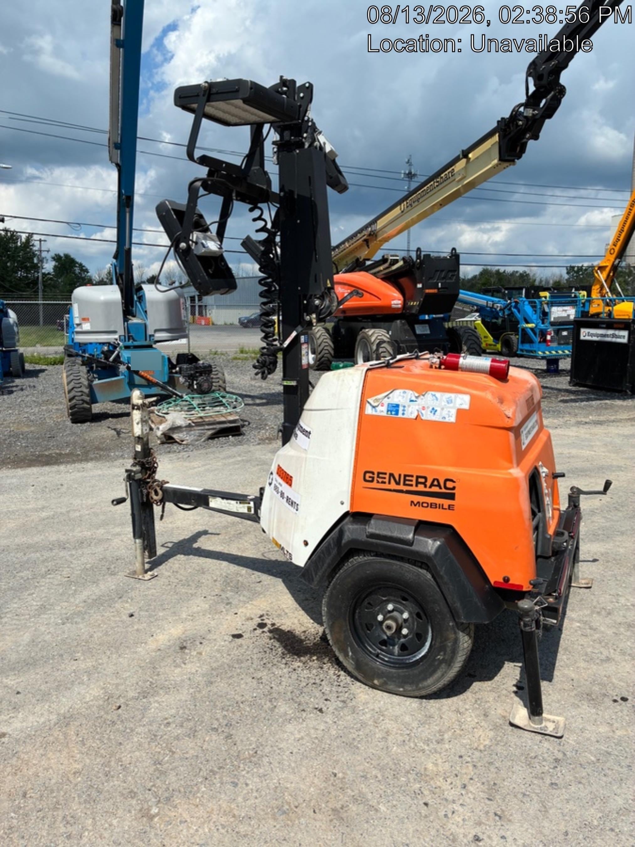 2023 Generac MLT2 Diesel, Flex Switch 120V Input, Powerzone Controller, (4) 320W LED Lights, 4kW Generator, 39.9 Gal Fuel Tank, 2" Ball, T3