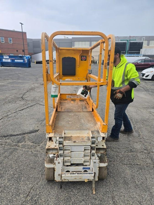 Custom Equipment HB-1430 Hy-Brid Scissor Lift
Platform capacity up to 670 lbs
Working height up to 20 ft
Weighs under 1,700 lbs
Non-marking wheels