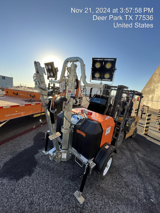 2024 Wanco WLTT-4MM4K Diesel, Deep Sea Controller, Shore Power Plug, Auto Start, (4) 350W LED Floodlights, 4kW Generator, 60 Gal Fuel Tank, 2" Ball, T3