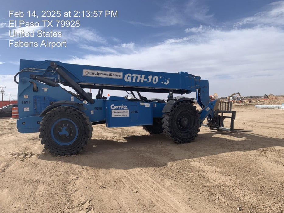 2017 Genie GTH-1056 Genie GTH1056, Solid Tires, 60" carriage, Light Kit, Open ROPS