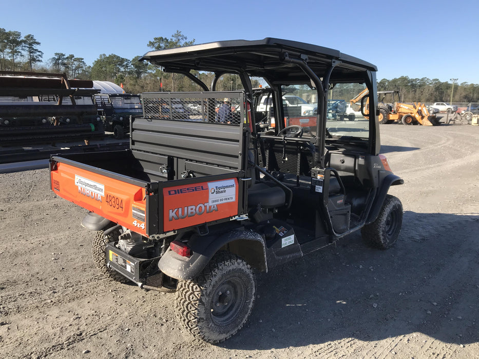 2019 Kubota RTV-X1140W-H 4WD, LED Strobe, Windshield Tempered Glass, Plastic Canopy, Wire Harness Kit, Backup Alarm