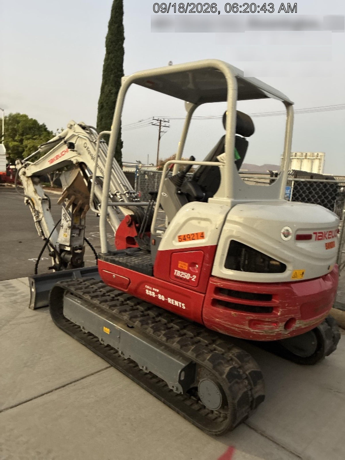 2025 TAKEUCHI TB250-2R