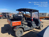 2022 Kubota RTV-X1140W-H Plastic Canopy, Windshield Acrylic Clear, LED Strobe Light, Wire Harness Kit, Back up Alarm