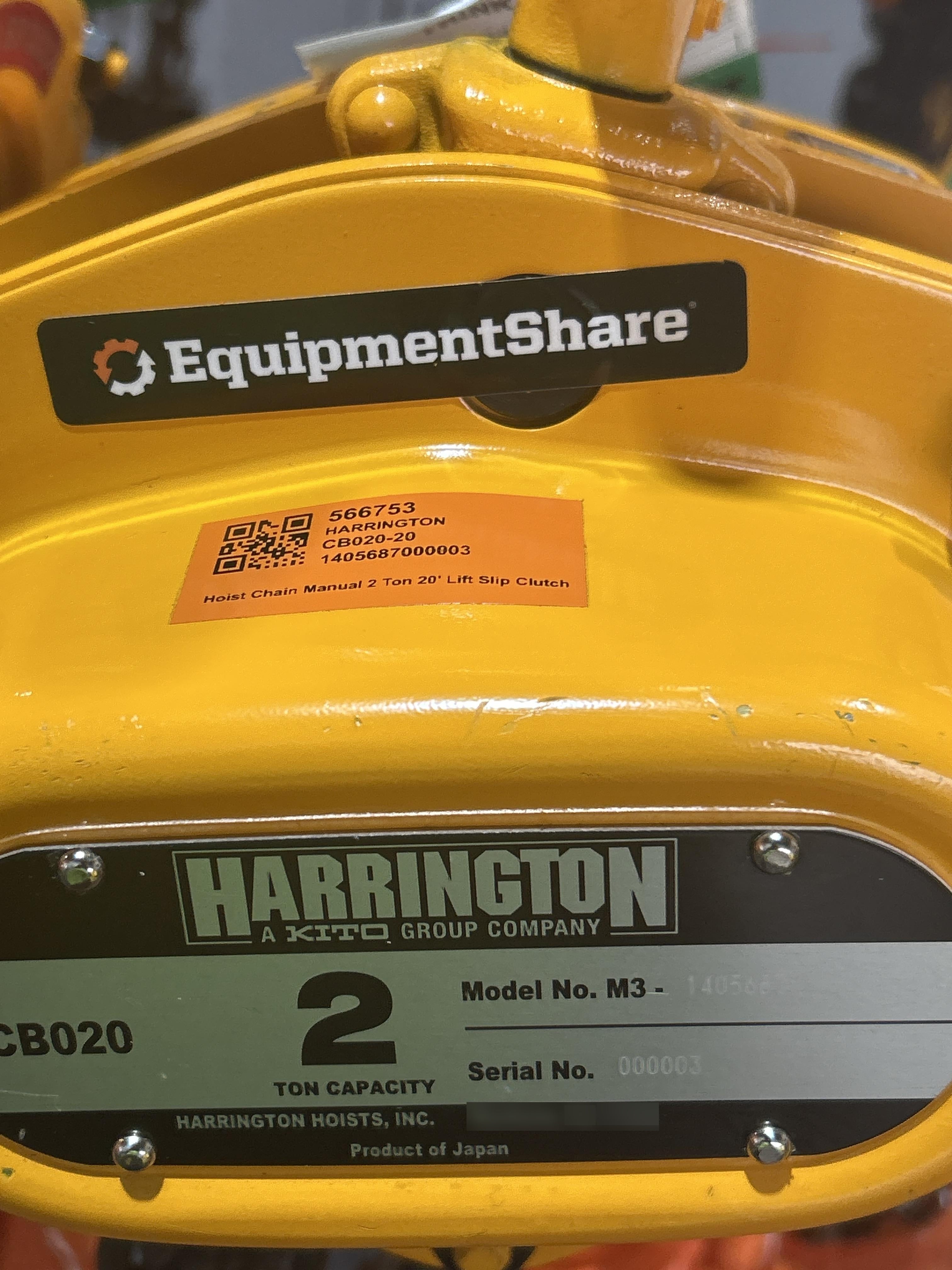 2025 HARRINGTON CB020-20