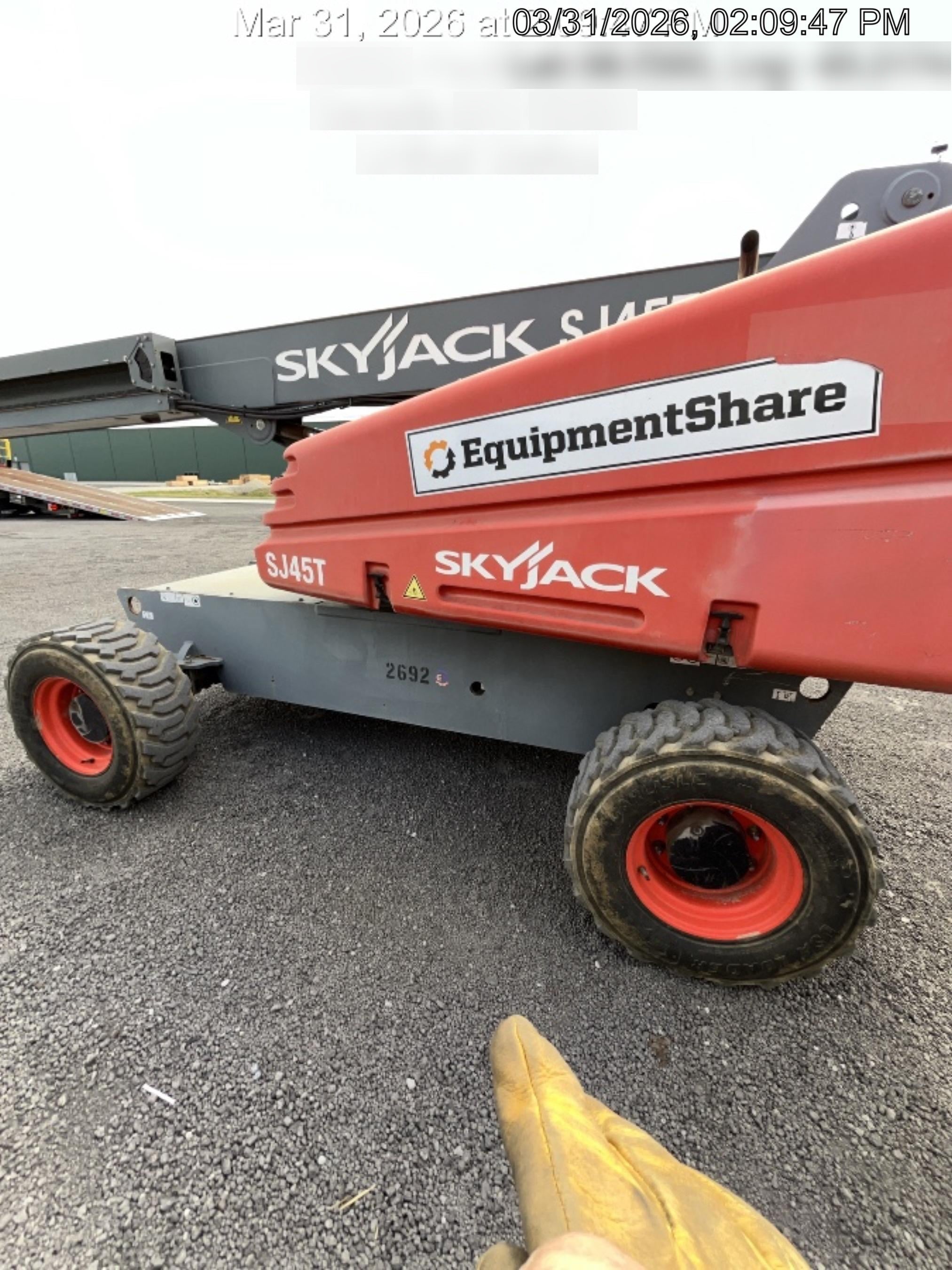 2017 SKYJACK SJ45T+