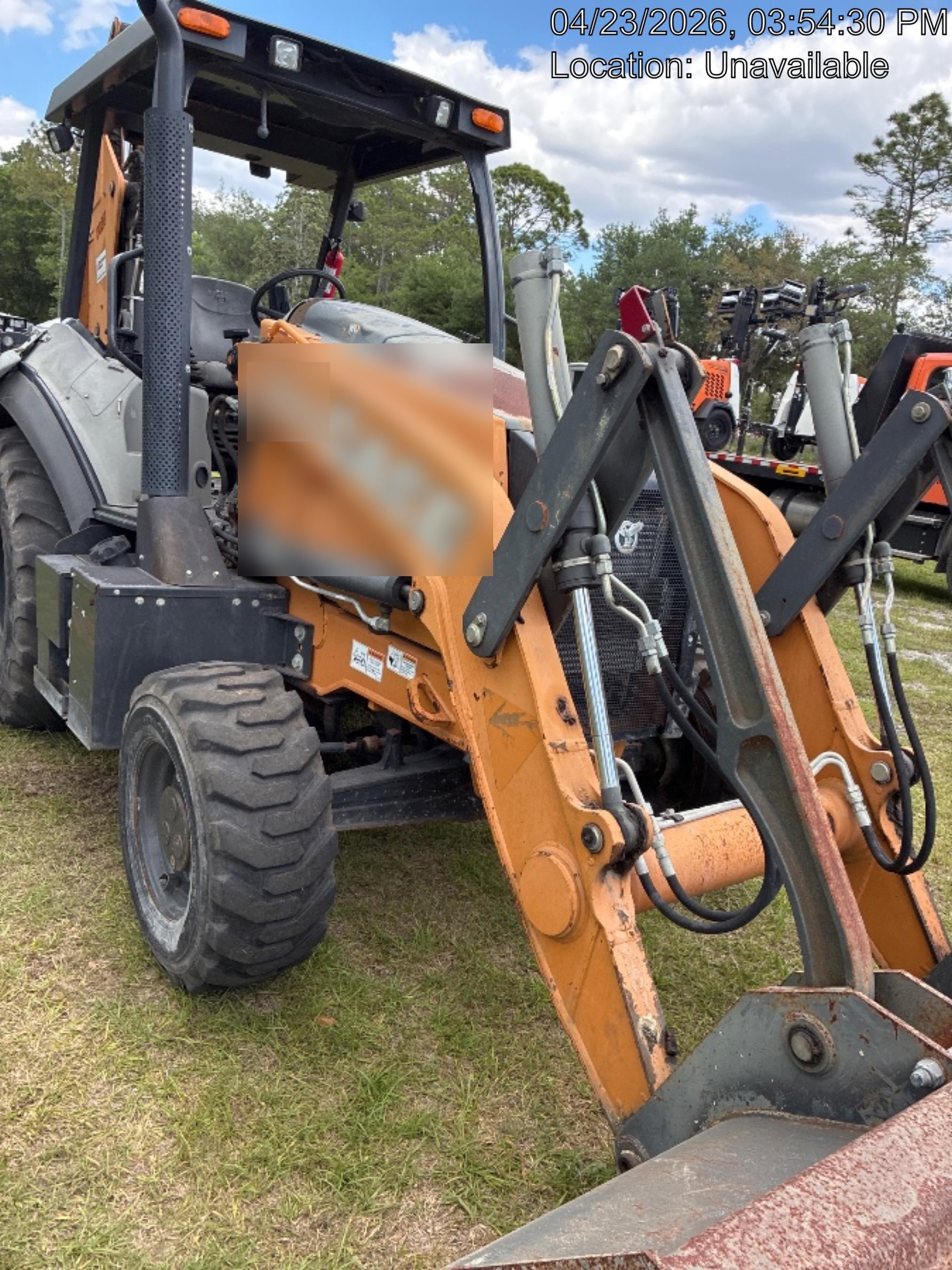 2018 Case 580N STANDARD HOE, ROPS, PILOT CONTROLS, AUX HYD