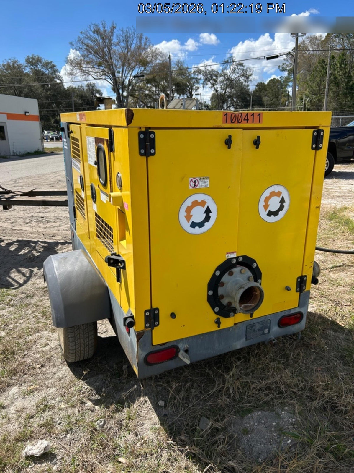 2020 ATLAS COPCO PAS 100 HF CS Enclosed