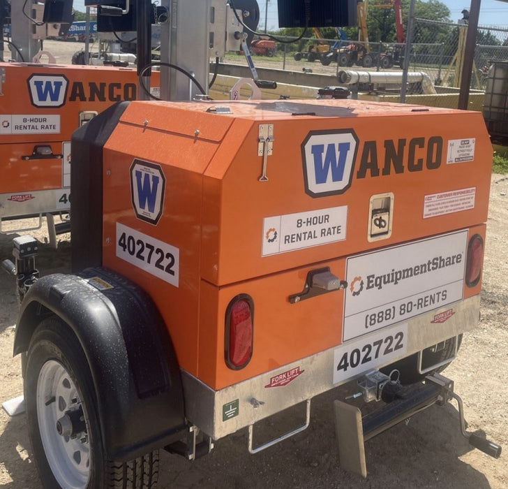 2024 Wanco WLTT-4MM4K Diesel, Deep Sea Controller, Shore Power Plug, Auto Start, (4) 350W LED Floodlights, 4kW Generator, 60 Gal Fuel Tank, 2" Ball, T3