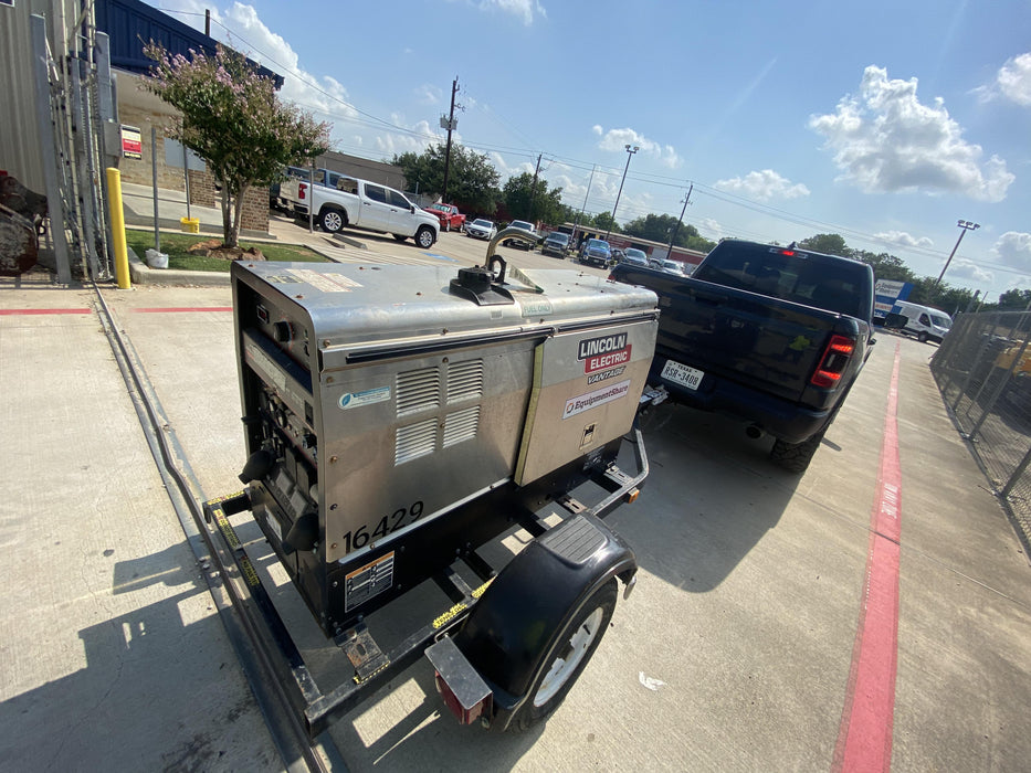 2018 Lincoln Electric Vantage 322 Lincoln Vantage 322 Welder Ready Pak 3 - Vantage 322, Trailer, Fender and light kit, Cable rack