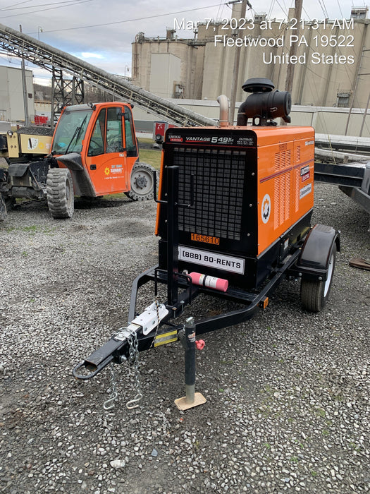 2021 Lincoln Electric Vantage 549X Ready Pak 3, ORANGE (includes trailer, cable rack, fender light kit)
