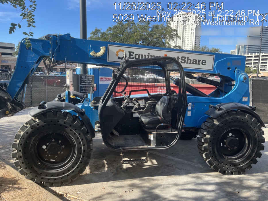 2019 Genie GTH-636 Canopy, Solid RT Tires, LED Work Lights, Beacon 60" QA Carriage, 48" Forks