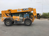 2019 JCB 512-56 109 HP w/CAB/HVAC, Beacon, Aux Hydraulics, Worklights, Solid Tires w/60" Carriage/Forks