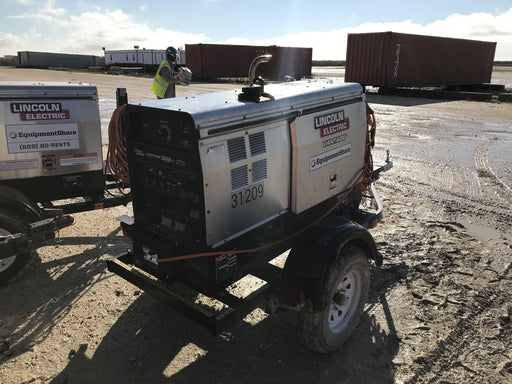 2019 Lincoln Electric Vantage 322 Welder Ready-Pak 3, Two wheel trailer, Fender and Light kit, Cable Rack