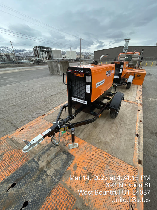 2022 Lincoln Electric LE400 Kubota V1505, Trlr, Cable Rack, Light Kit, ES Decals, T3