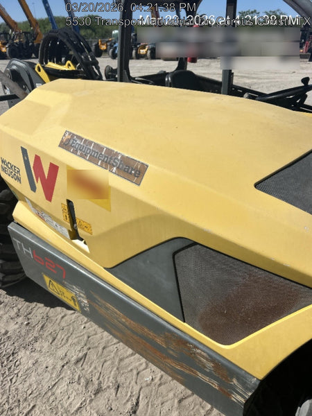 2019 WACKER NEUSON TH627