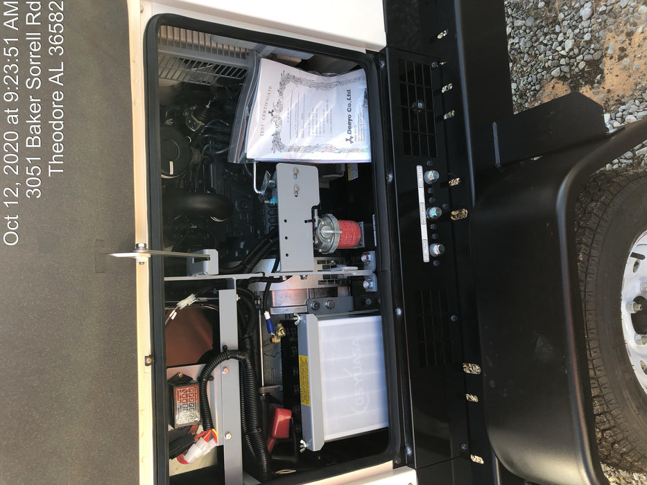 2020 Multiquip DLW400ESA4 400 amp Welder, 14kW, 120/240V, T4F Kubota, Trailer