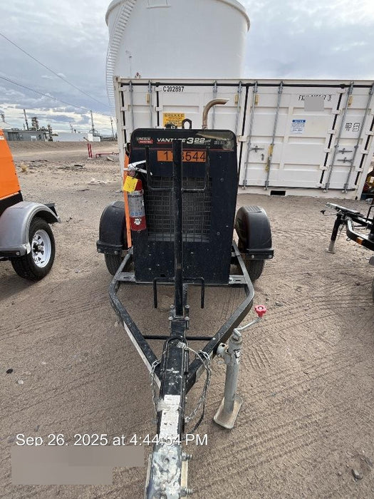 2021 Lincoln Electric Vantage 322 Vantage 322 Ready Pak 3 w/ Decals, ORANGE (includes trailer, cable rack, fender light kit) NO Telematics