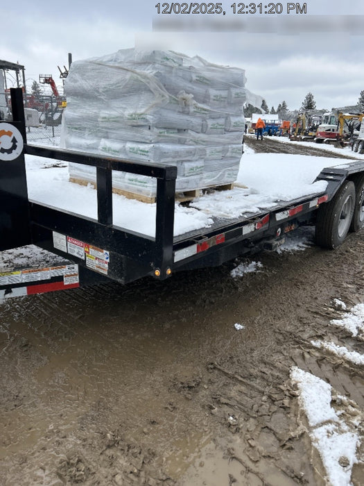 2024 TEXAS PRIDE TRAILERS 21' Lowboy Gravity Tilt Bed 14K Bumper Pull Trailer