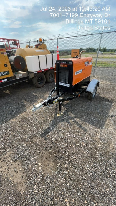 2022 Lincoln Electric LE400 Kubota V1505, Trlr, Cable Rack, Light Kit, ES Decals, T3