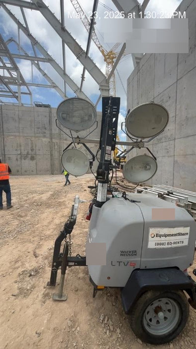 2019 Wacker Neuson LTV6L-MH Wacker Neuson LTV6L Mobile Light Tower w/Fuel Level Sensor Installed