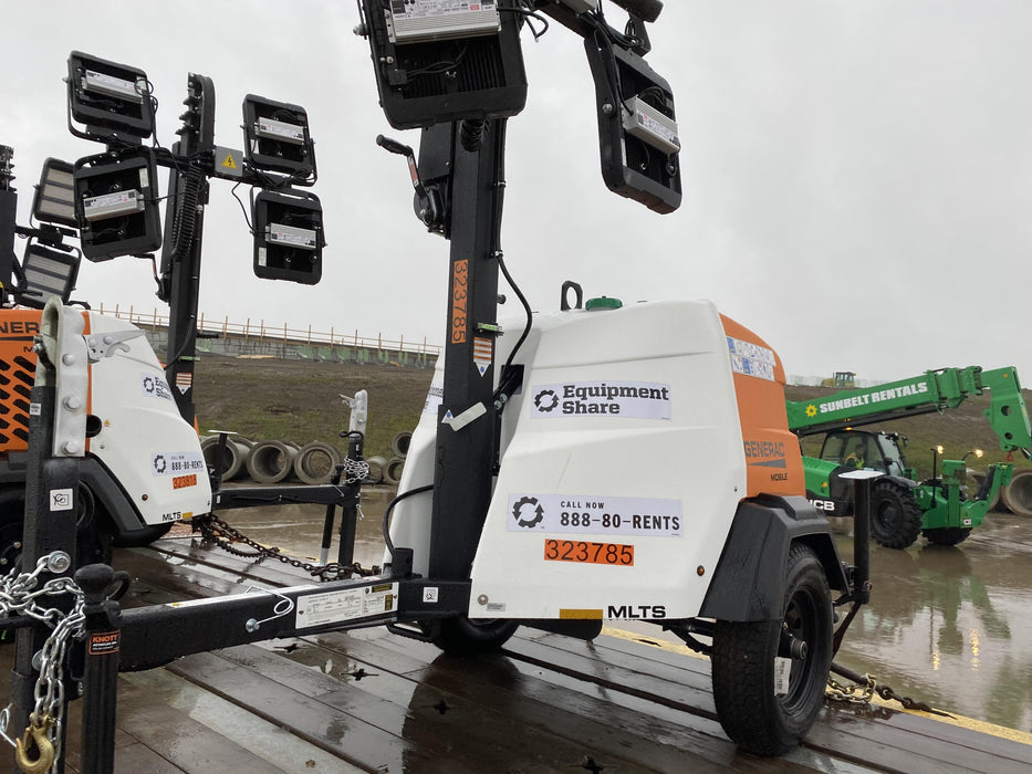 2023 Generac MLT2 Diesel, Flex Switch 120V Input, Powerzone Controller, (4) 320W LED Lights, 4kW Generator, 39.9 Gal Fuel Tank, 2" Ball, T3