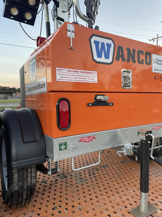 2024 Wanco WLTT-4MM4K Diesel, Deep Sea Controller, Shore Power Plug, Auto Start, (4) 350W LED Floodlights, 4kW Generator, 60 Gal Fuel Tank, 2" Ball, T3