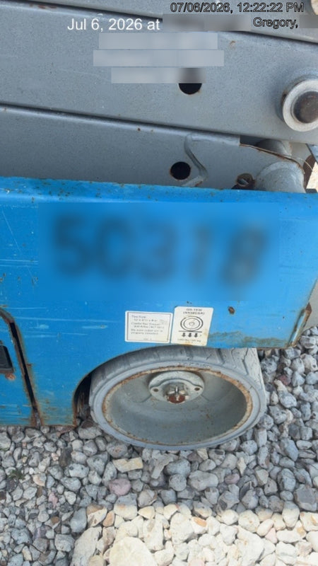 2019 Genie GS-1930 Fixed Rails with Chain Entry
