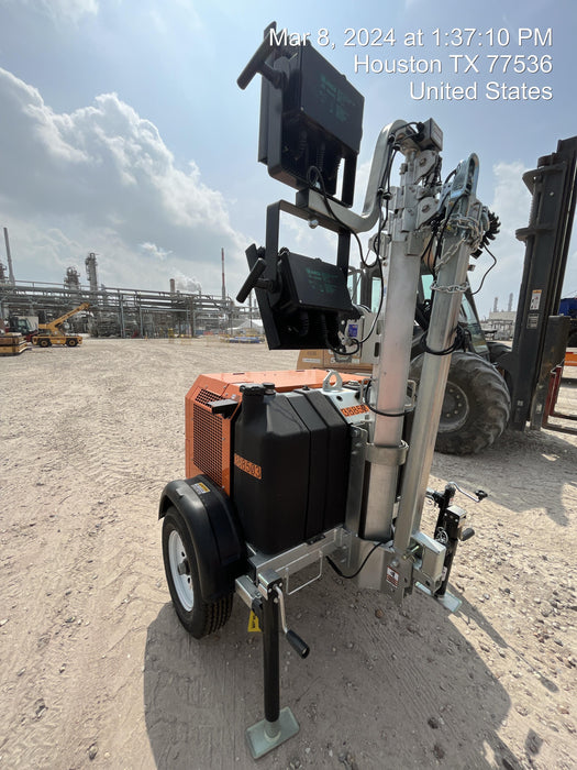 2024 Wanco WLTT-4MM4K Diesel, Deep Sea Controller, Shore Power Plug, Auto Start, (4) 350W LED Floodlights, 4kW Generator, 60 Gal Fuel Tank, 2" Ball, T3