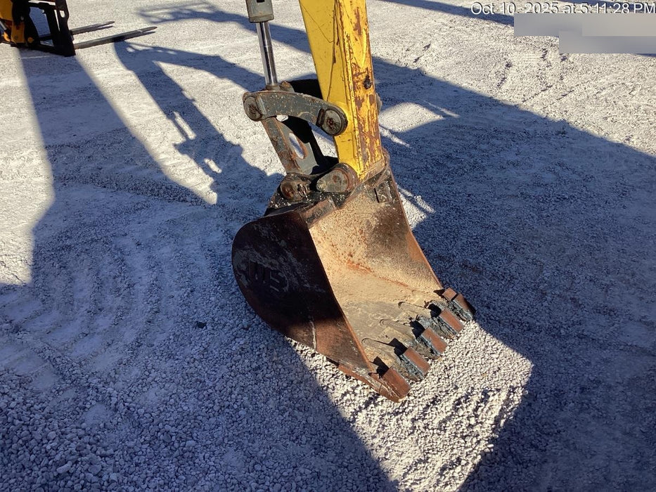 Wacker Neuson EZ53 Open ROPS, Rubber Tracks, Long Dipperstick, T4, Bucket