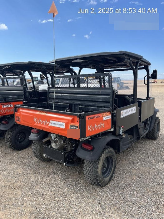 2022 Kubota RTV-X1140W-H Plastic Canopy, Windshield Acrylic Clear, LED Strobe Light, Wire Harness Kit, Back up Alarm