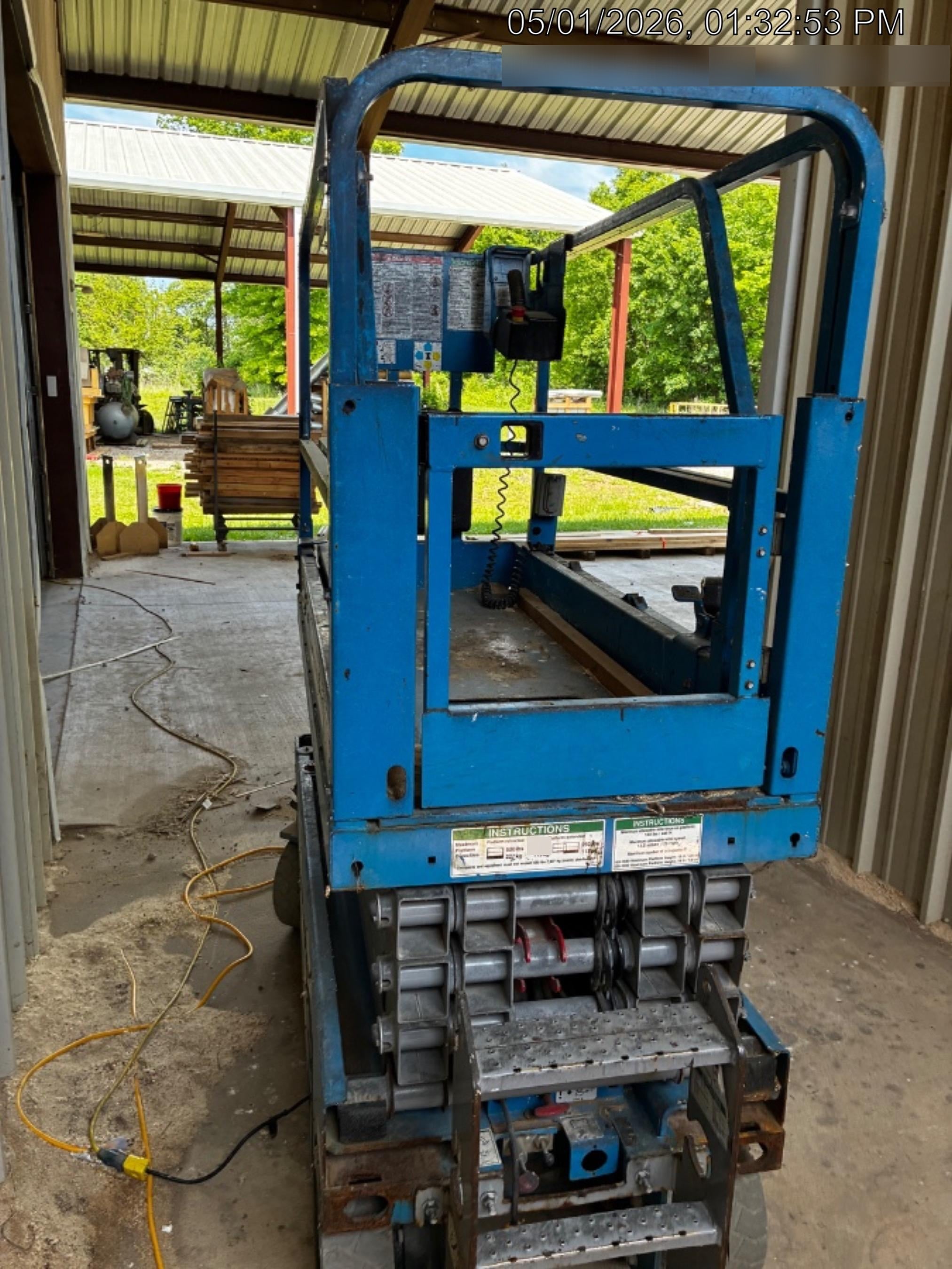 2020 Genie GS-1930 Solid Non Marking Tires, Beacon, Folding rails with half height swing gate