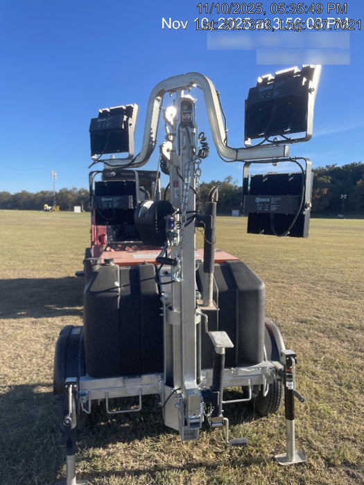 2024 Wanco WLTT-4MM4K Diesel, Deep Sea Controller, Shore Power Plug, Auto Start, (4) 350W LED Floodlights, 4kW Generator, 60 Gal Fuel Tank, 2" Ball, T3