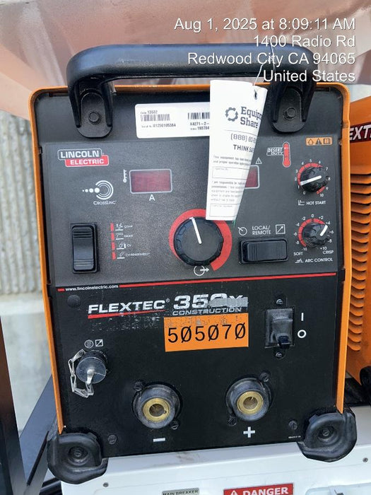 2025 LINCOLN ELECTRIC FLEXTEC 350X