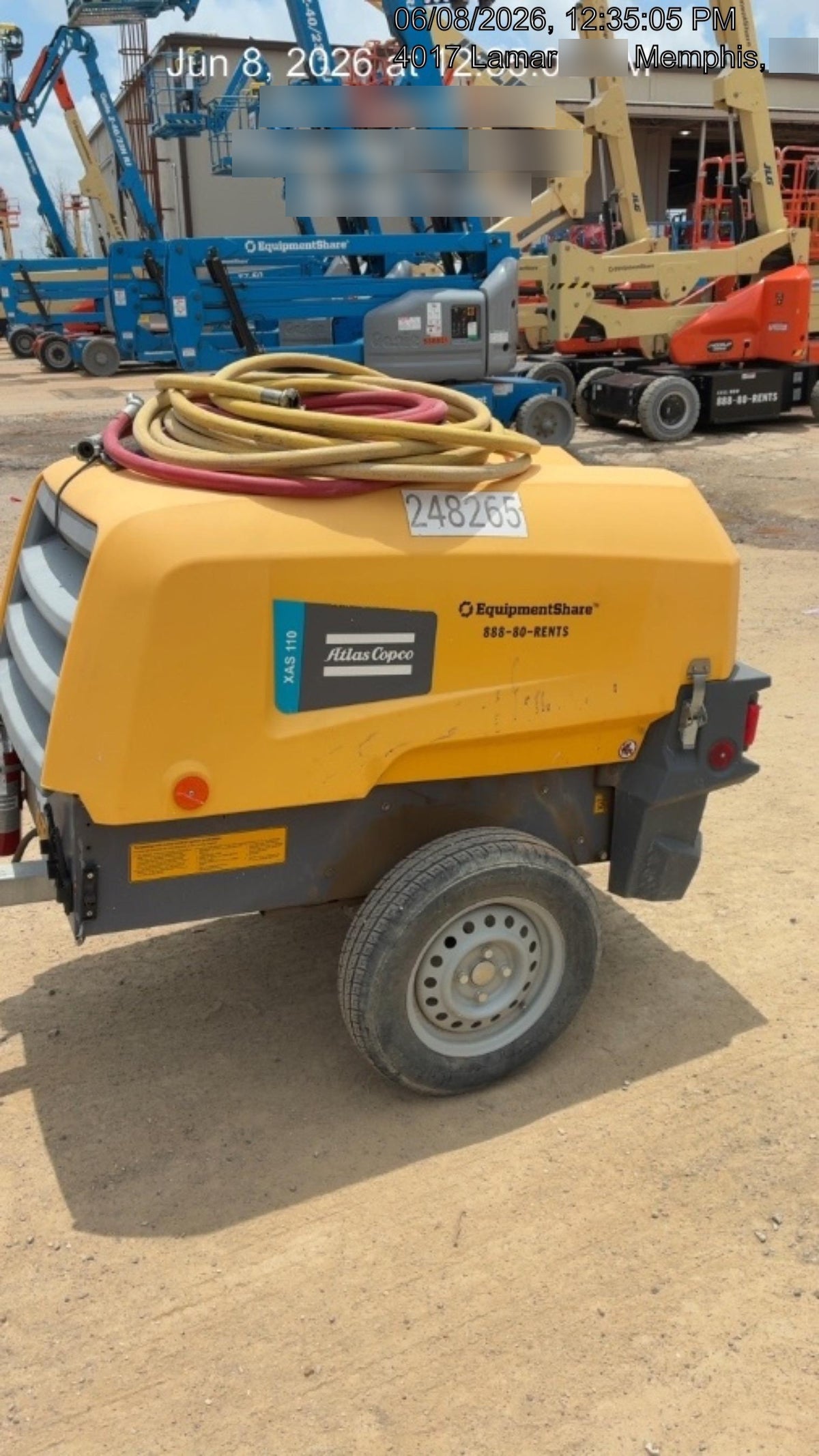 2022 ATLAS COPCO XAS 110