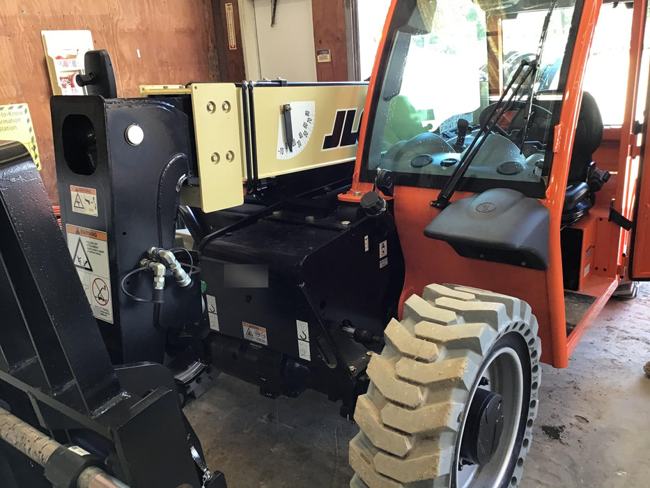 2020 JLG G5-18A Cab/Heat/Air, NM Solid Tires, Beacon w/48" Carriage, 48" Pallet Forks