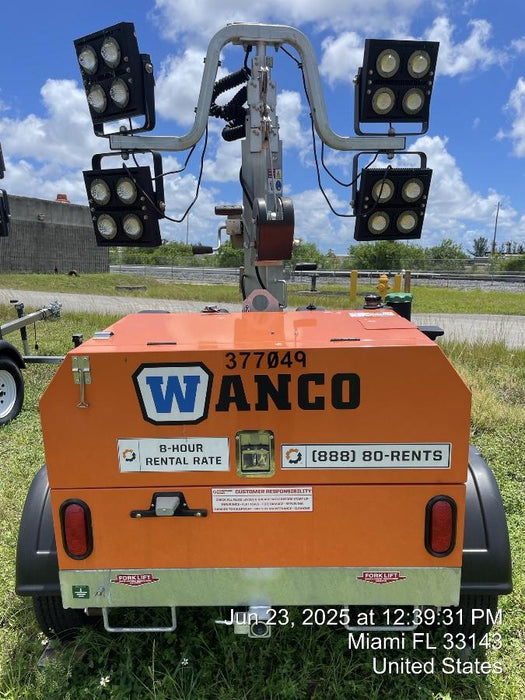 2023 Wanco WLTT-4MM4K Diesel, Deep Sea Controller, Shore Power Plug, Auto Start, (4) 350W LED Floodlights, 4kW Generator, 60 Gal Fuel Tank, 2" Ball, T3