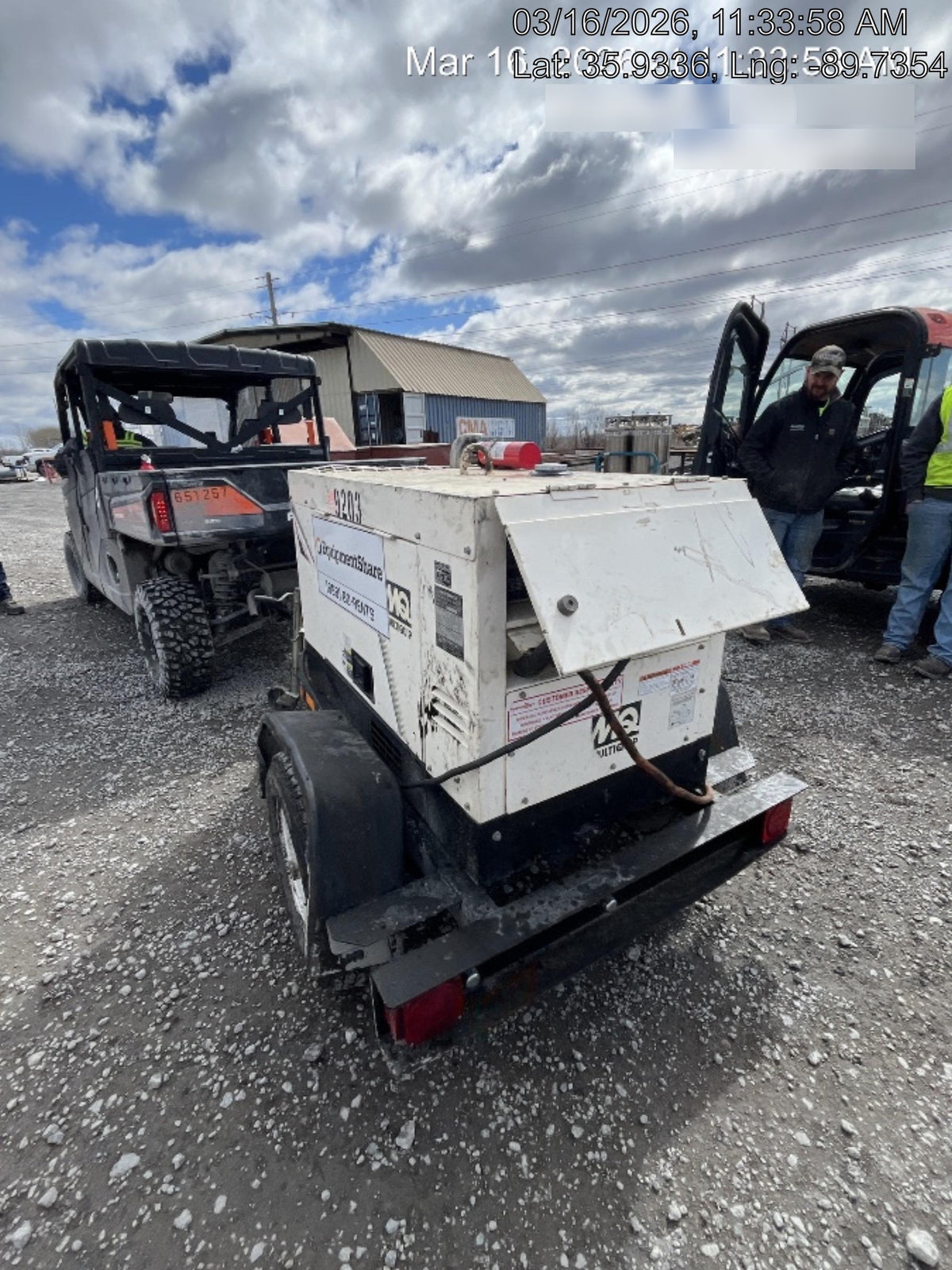 2018 Multiquip DLW300ESA1 Multiquip DLW300ESA1 300 Amp Welder w/Trailer, 100' of Lead, 50' of Ground, Wired Remotes
