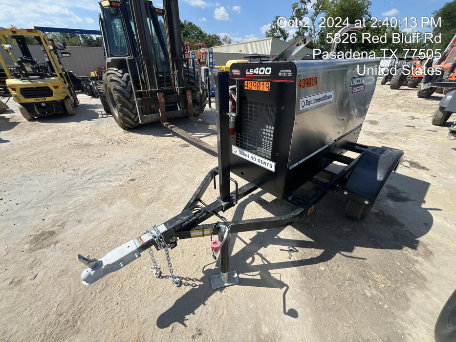 2024 Lincoln Electric LE400 Kubota V1505, Trlr, Cable Rack, Light Kit, ES Decals, T3