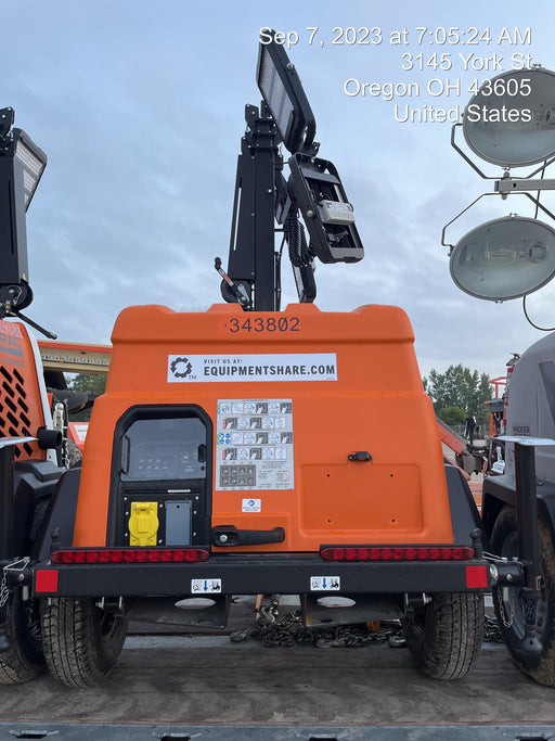 2023 Generac MLT2 Diesel, Flex Switch 120V Input, Powerzone Controller, (4) 320W LED Lights, 4kW Generator, 39.9 Gal Fuel Tank, 2" Ball, T3