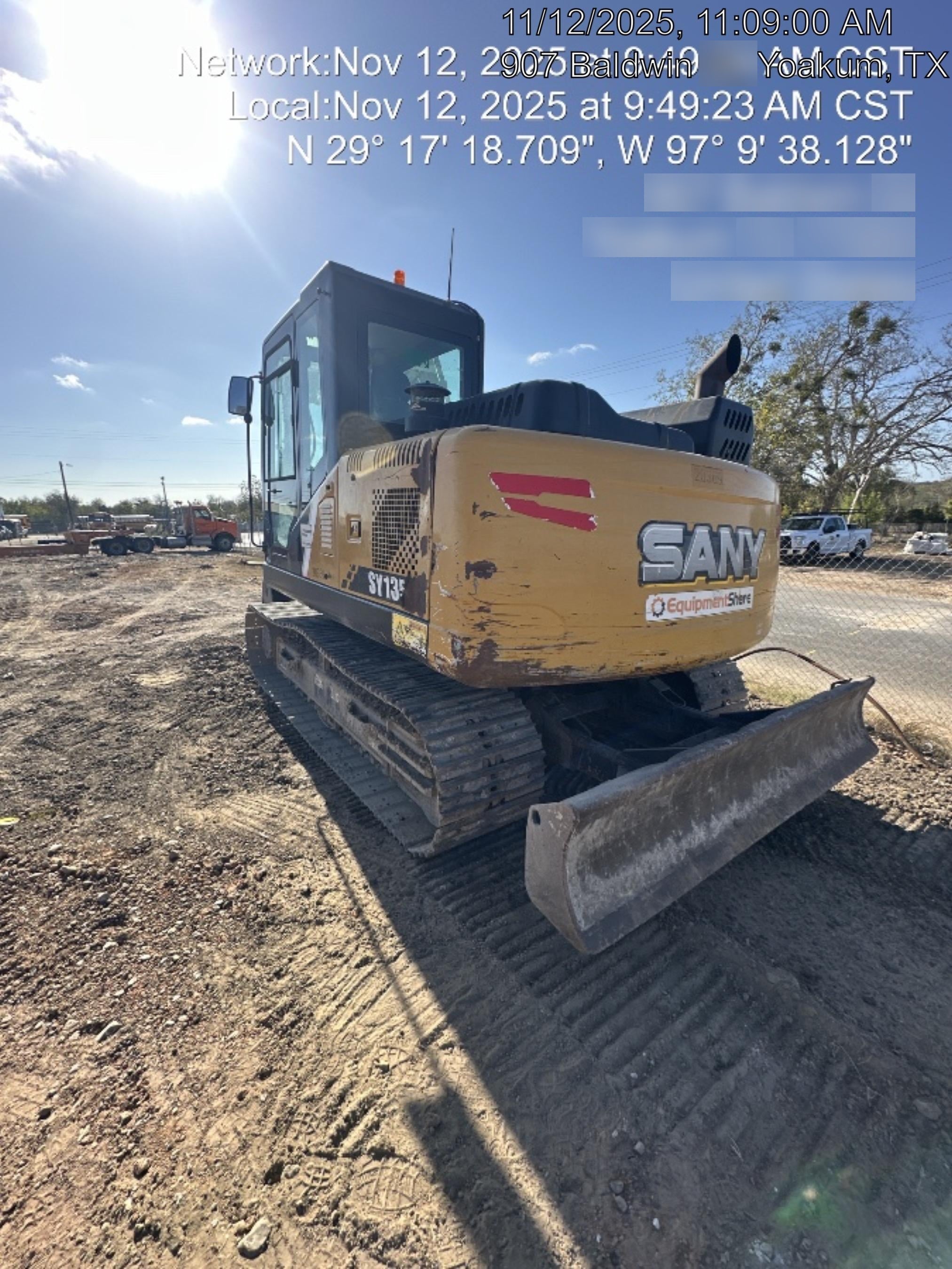 Sany SY135C Sany SY135 Tier 4 - Cab, Fleco Hydraulic  QC, Fleco 36" HD Bucket - Smooth