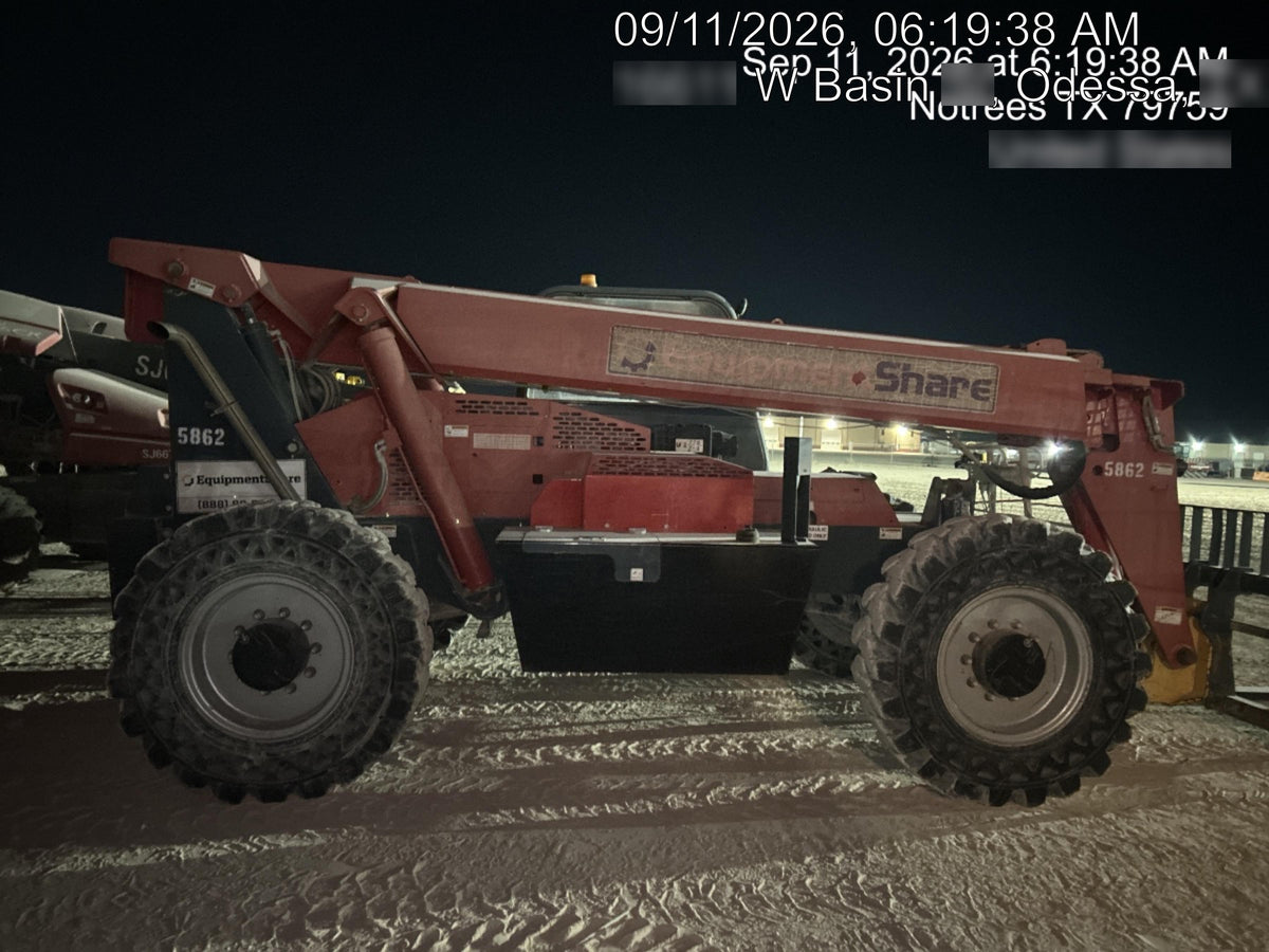 2018 Manitou 12042 Manitou MTA 12042, Solid Tires, 66" Carriage, Open ROPS, Flashing Beacon and Work Light Package