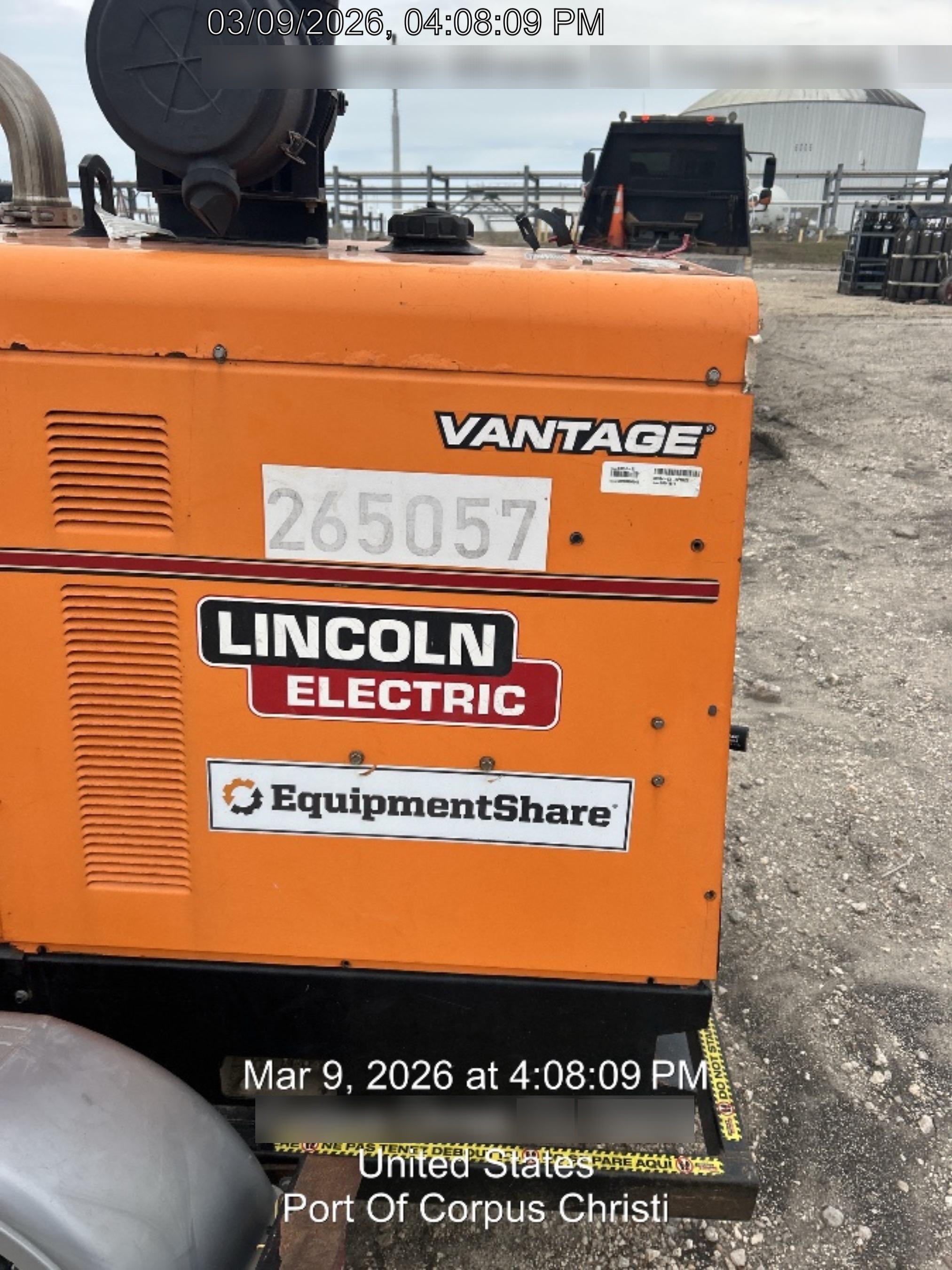 2022 Lincoln Electric Vantage 549X Crosslink Technology, Trailer Mounted, ES Decals, T3