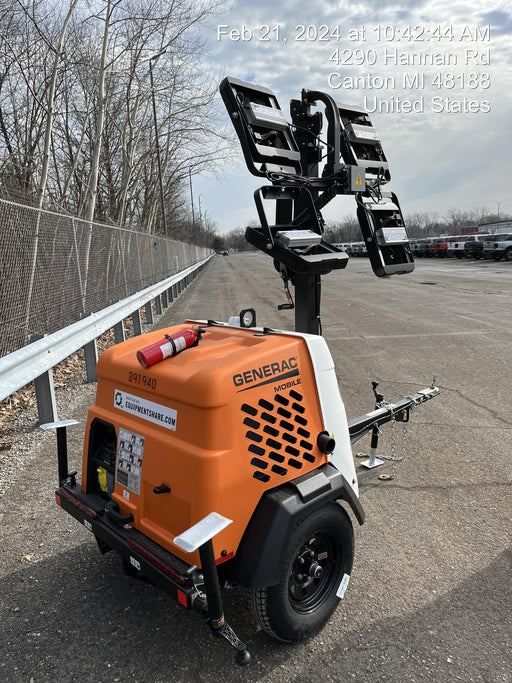 2024 Generac MLT2 Diesel, Flex Switch 120V Input, Powerzone Controller, 
(4) 320W LED Lights, 4kW Generator, 39.9 Gal Fuel Tank, 2" Ball, T3