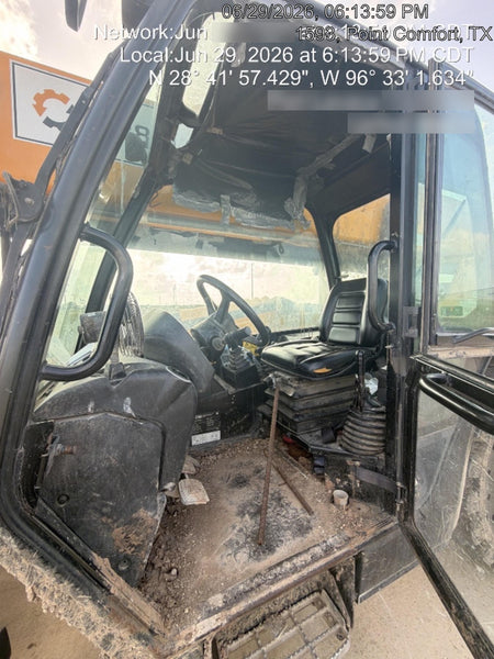 2019 JCB 510-56 74 HP w/CAB/HVAC, Beacon, Worklights, Aux Hydraulics, Solid Tires w/72" Carriage/60" Forks