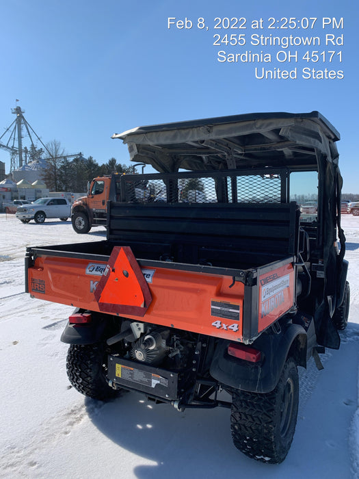 2020 Kubota RTV-X1140W-H 4WD, LED Strobe, Windshield Acrylic Clear, Plastic Canopy, Wire Harness Kit, Backup Alarm