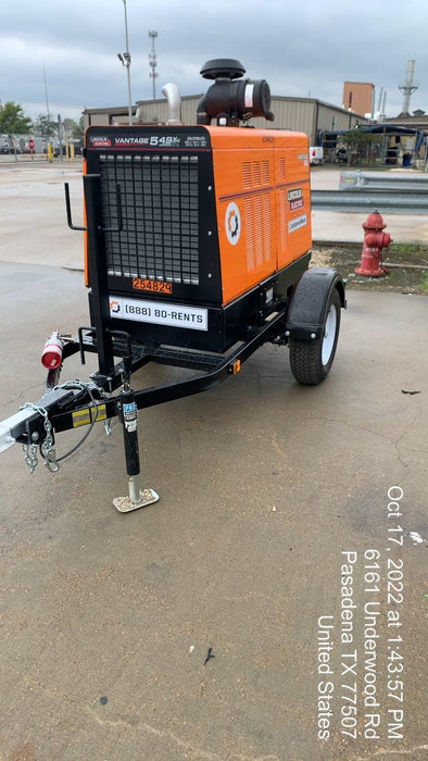 2022 Lincoln Electric Vantage 549X Crosslink Technology, Trailer Mounted, ES Decals, T3