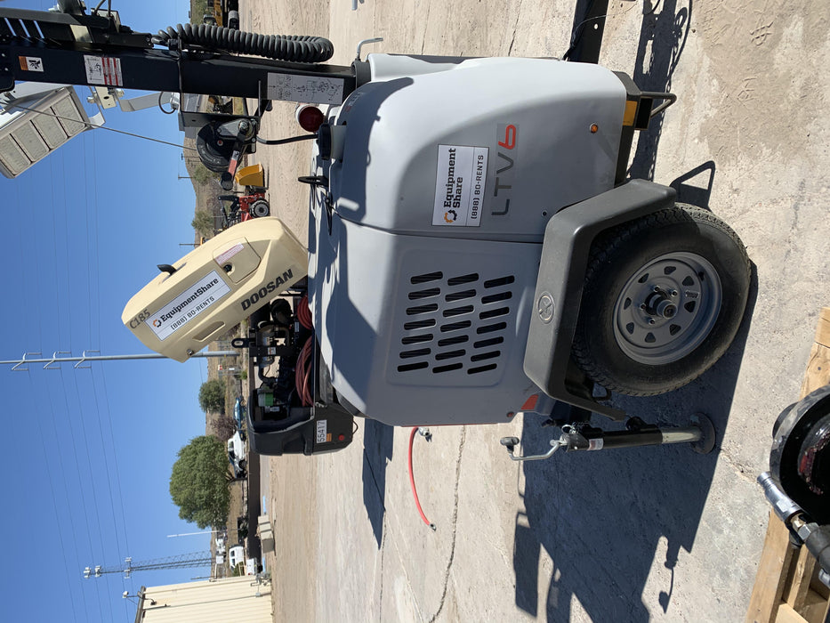 2019 Wacker Neuson LTV6K-LED LTV6K Light Tower, LED 300W, Telematics EQ SH Kubota