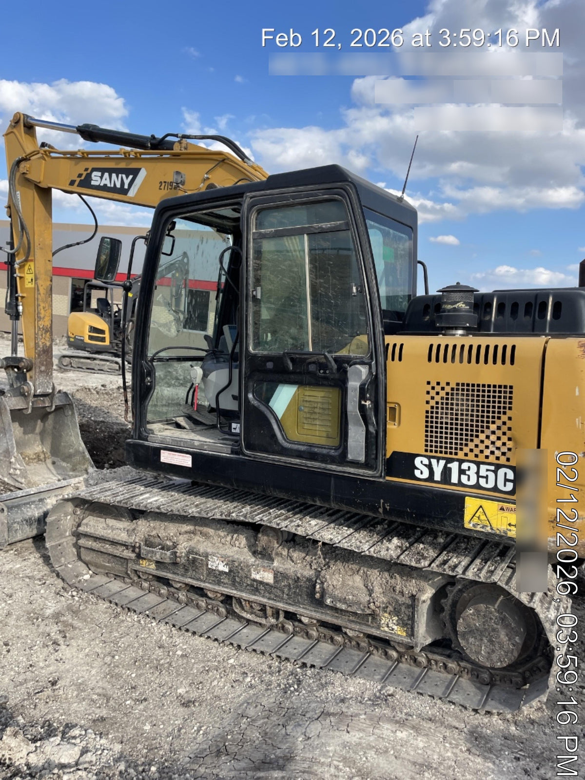 Sany SY135C SY135 Tier 4 - Cab, Hydraulic QC,  Buckets: 36" , Hydraulic Hammer 1,500 lb impact class