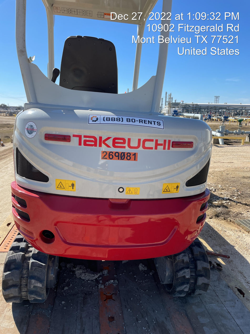 2022 TAKEUCHI TB235-2R
